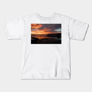 Sunrise over Collywell Bay Kids T-Shirt